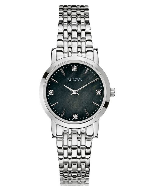 Black Dial Watch, Women's Collection
