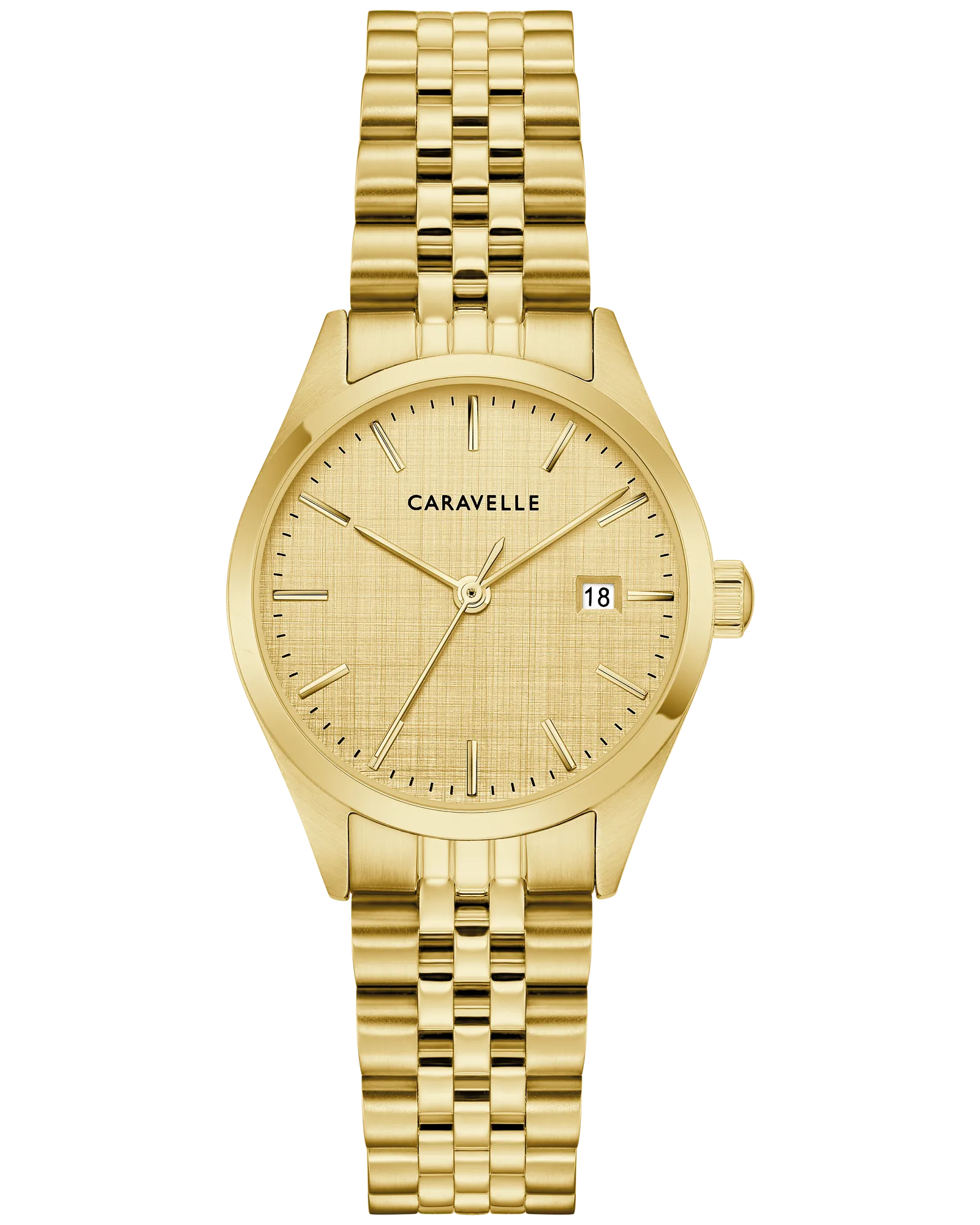 Bulova Champagne Dial Stainless Steel Bracelet Classic 44M117 — Champagne