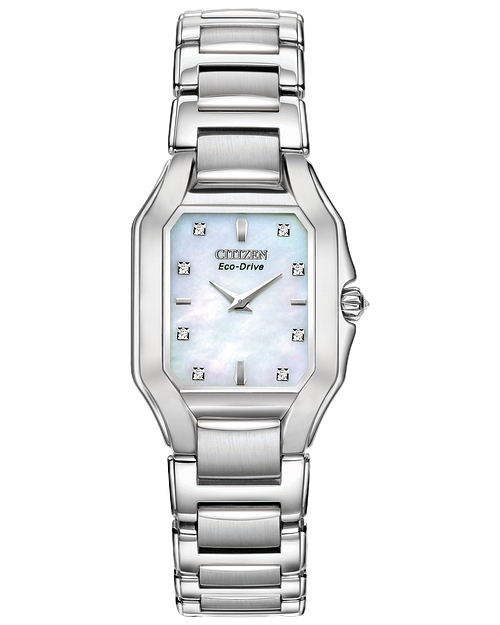 Citizen eco drive women's watch square face best sale