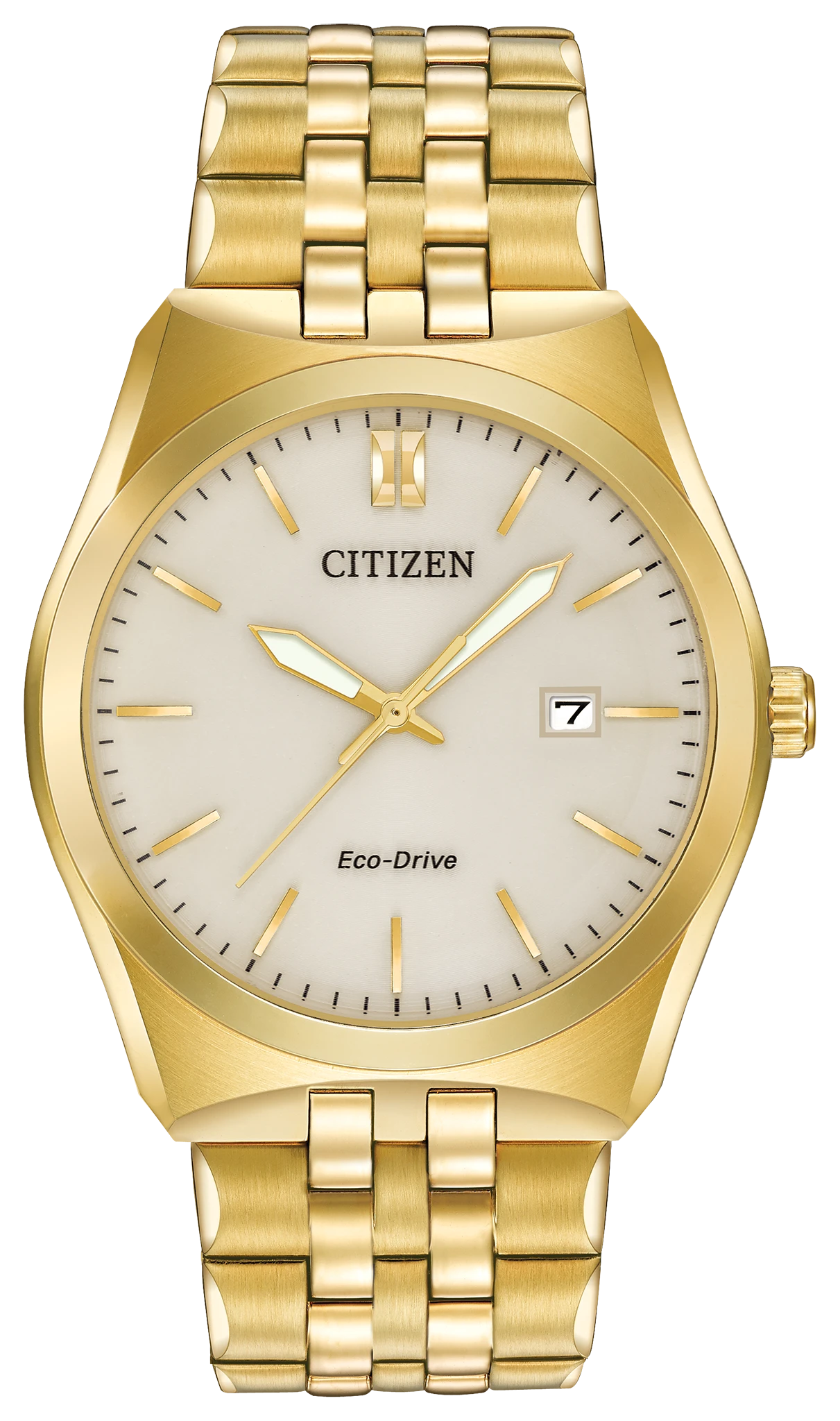 Corso - Men's Eco-Drive Gold 3-Hand Watch