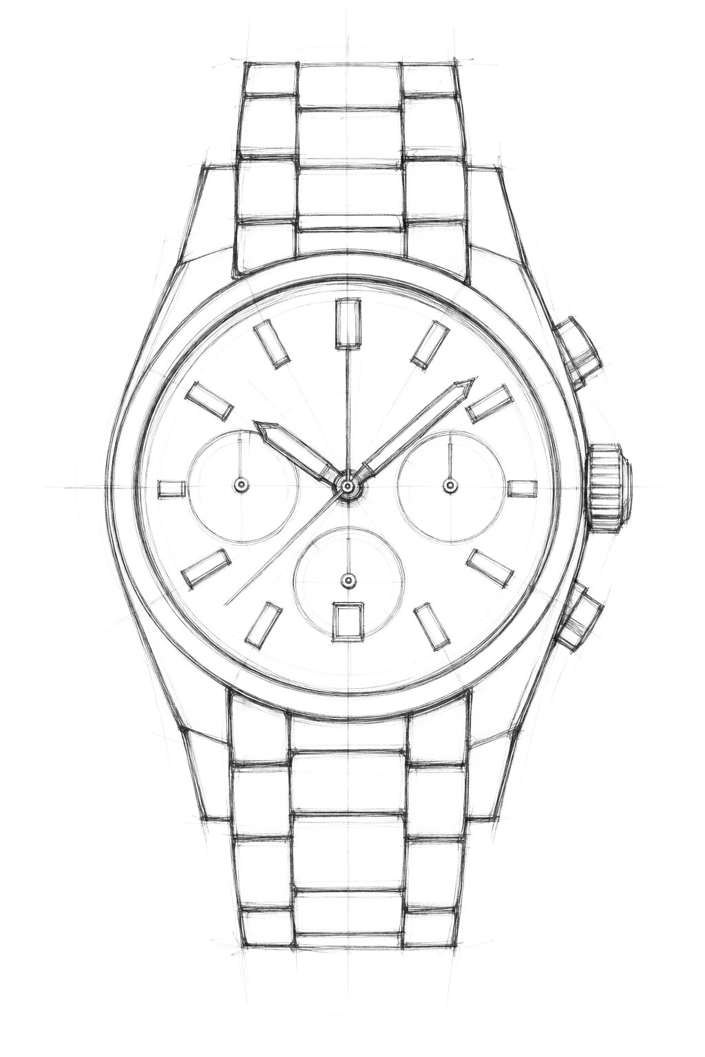 Watch technical diagram
