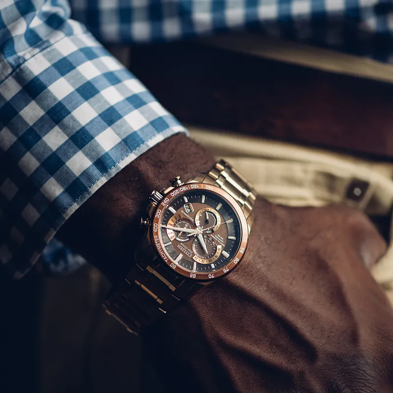 PCAT - Men's Eco-Drive AT4106-52X Gold Atomic Watch | CITIZEN PCAT - Men's Eco-Drive AT4106-52X Gold Atomic Watch | CITIZEN