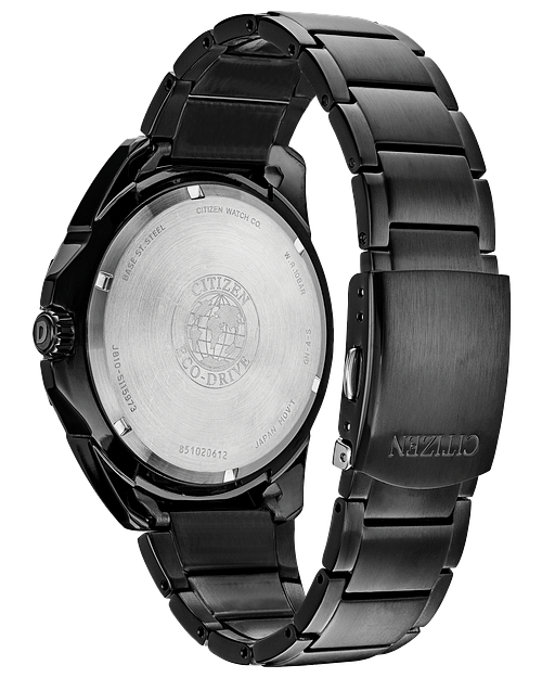 AR Men s Eco Drive AW1585 55L Blue Sport Black Steel Watch CITIZEN