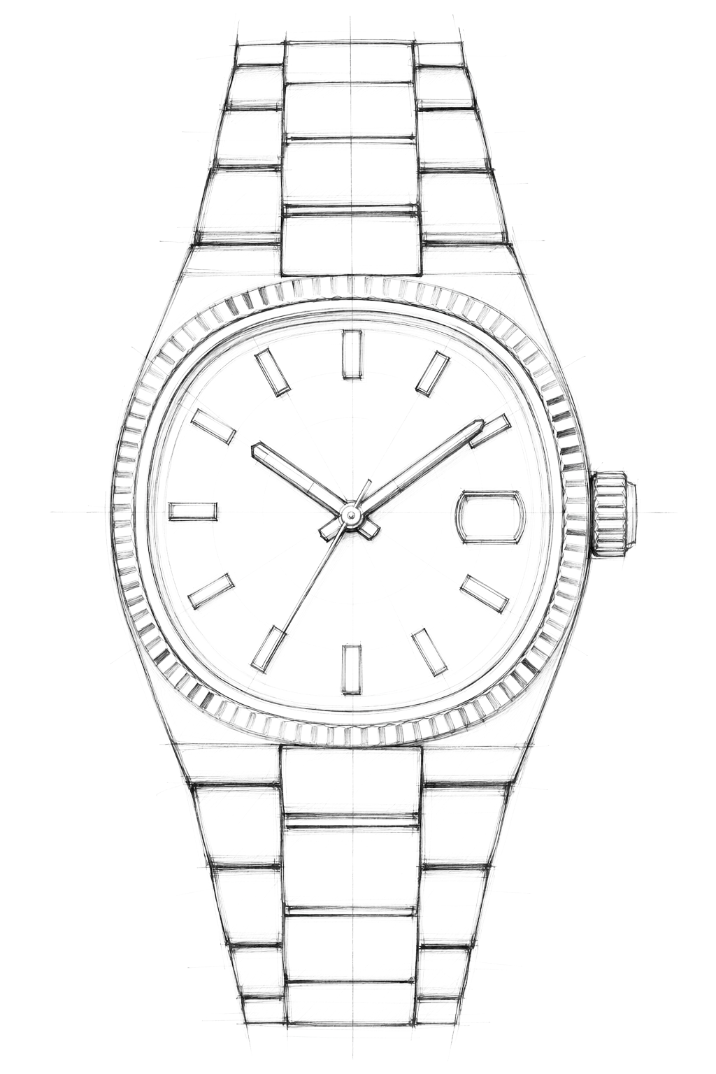 Watch technical diagram