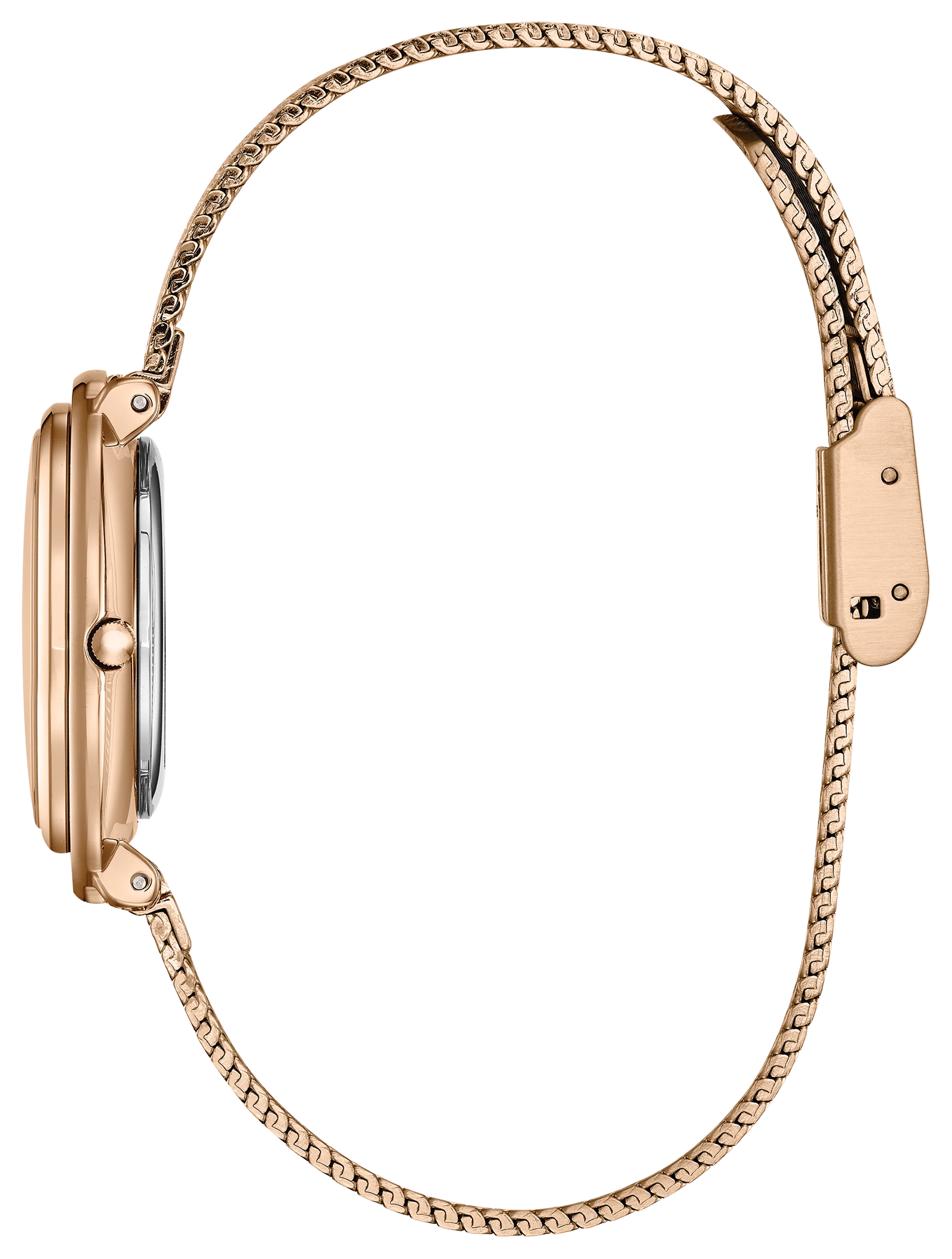 L Ambiluna - Men's Eco-Drive EM0643-50X Rose Gold Mesh Watch