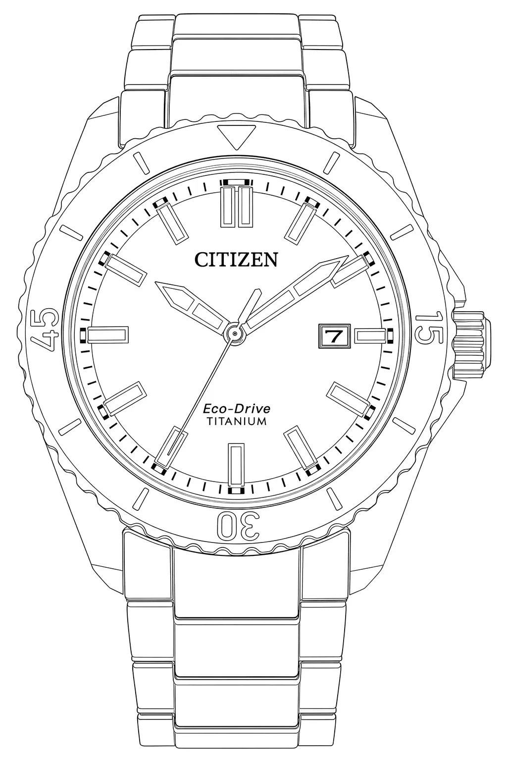 Watch technical diagram