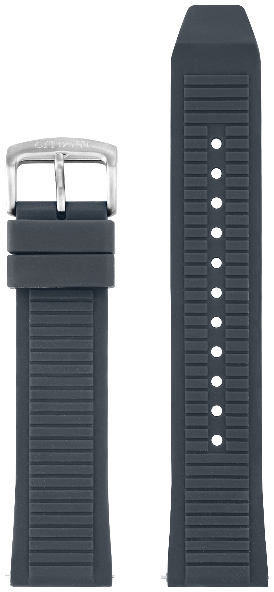 Gray Leather Strap (22mm) image number NaN