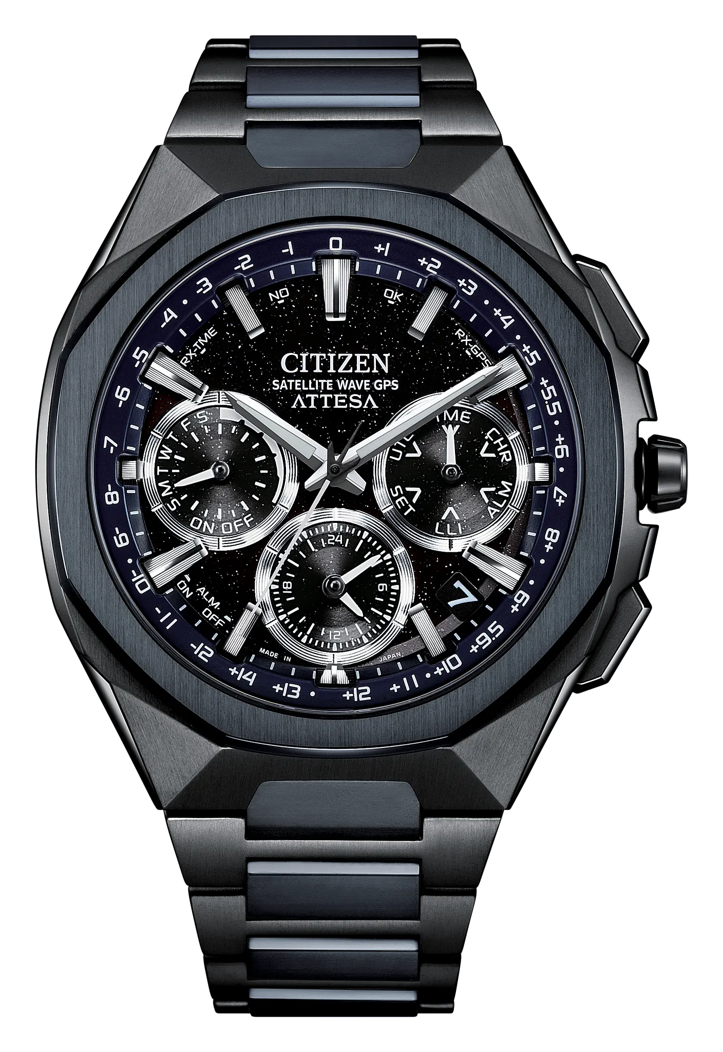 ﻿au maison ATTESA Gray Dial Super Titanium Bracelet CC4106-74E