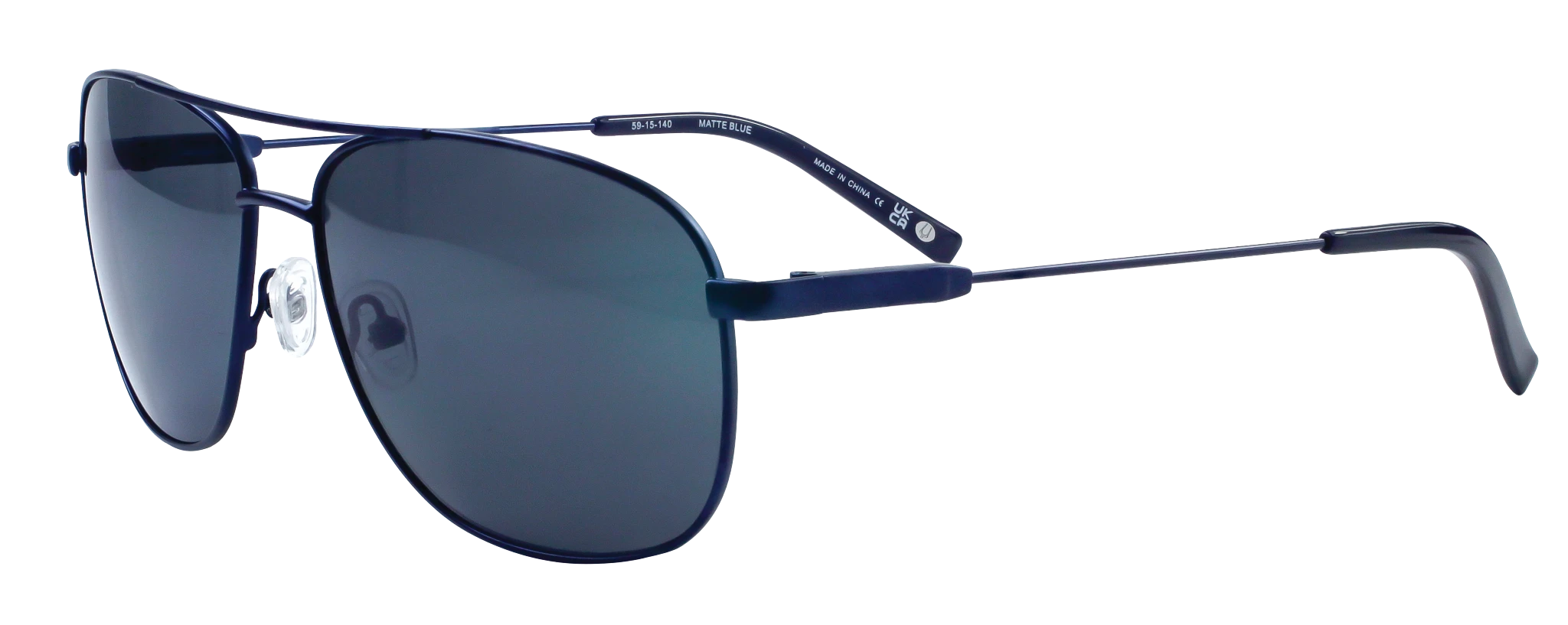 Matte Blue Navigator Sunglasses