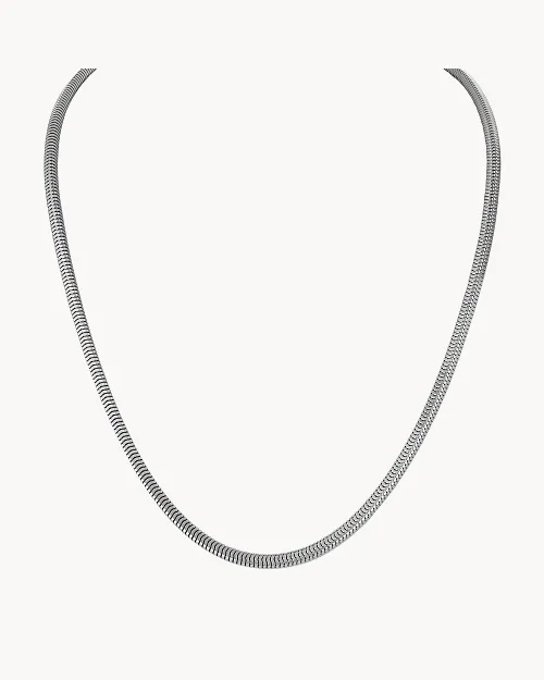Icon Squared Snake Chain Bracelet image number 0