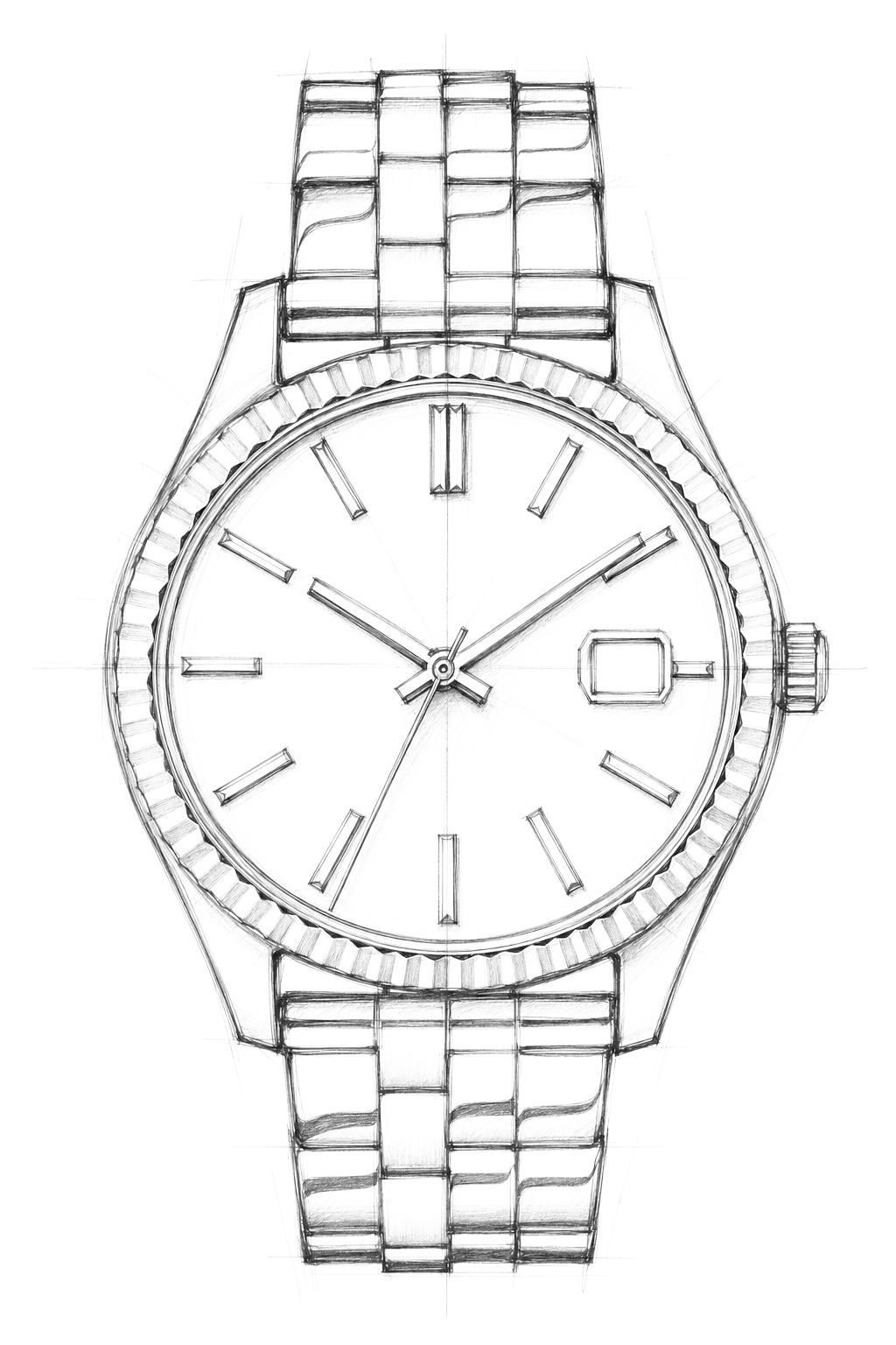 Watch technical diagram