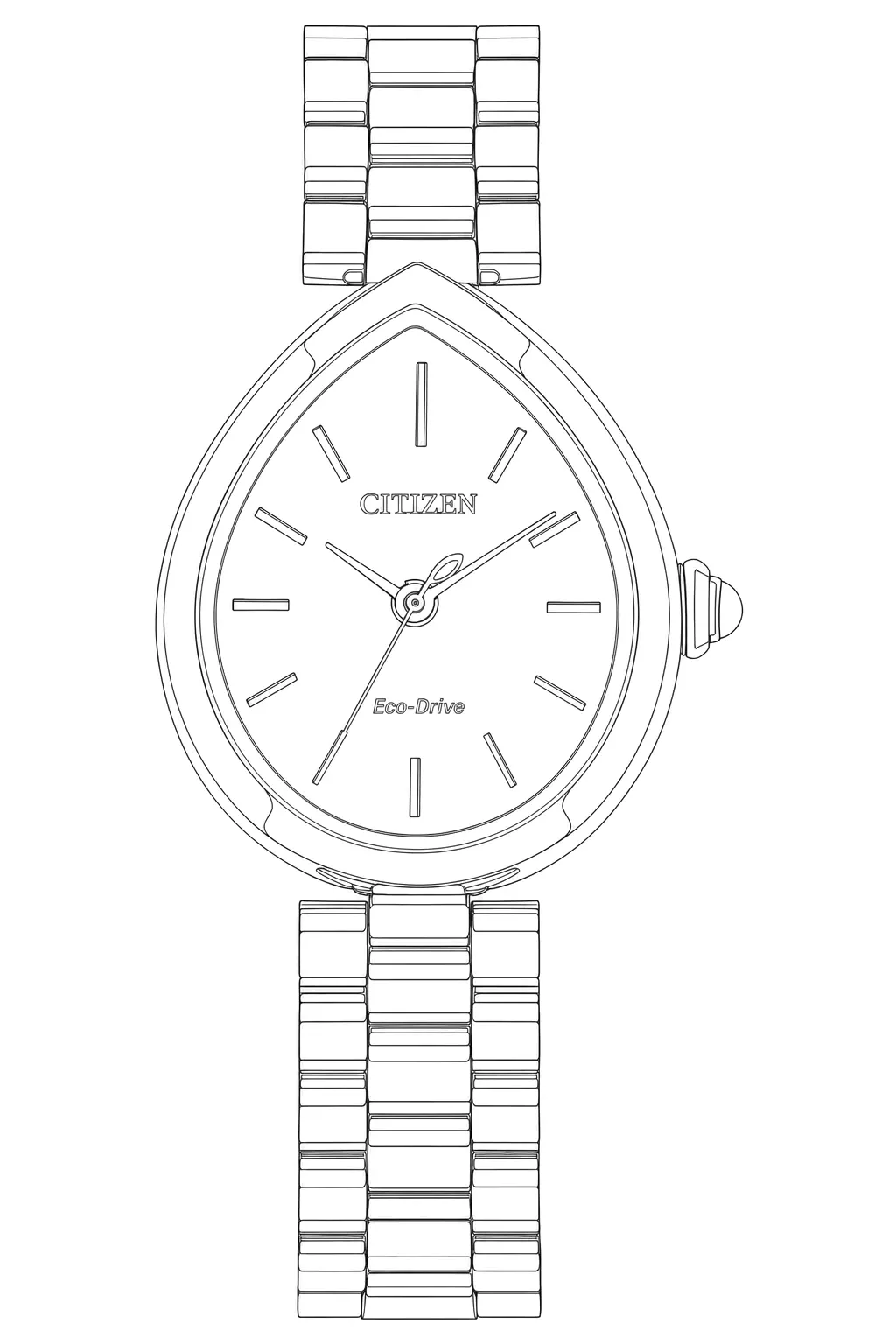Watch technical diagram