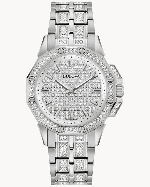 Silver-Tone Dial Stainless Steel Bracelet Octava 96L305 | Bulova Silver-Tone Dial Stainless Steel Bracelet Octava 96L305 | Bulova