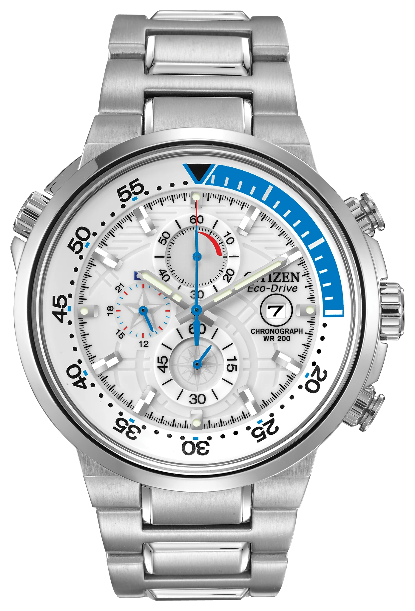 Endeavor White Dial Stainless Steel Bracelet CA0440-51A | CITIZEN