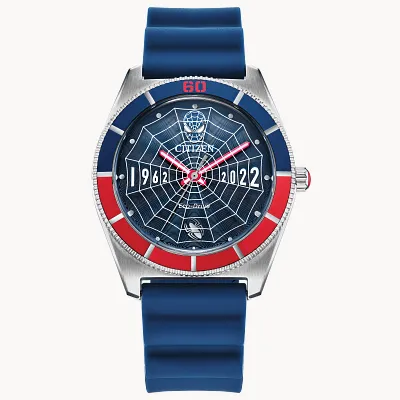 Citizen eco drive spider man discount