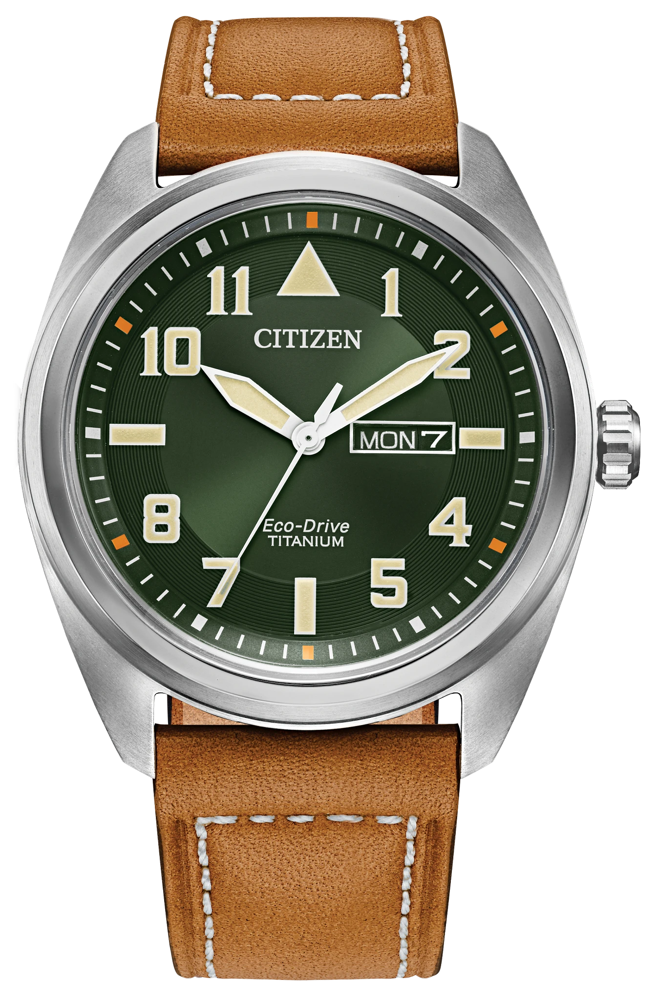 au maison Garrison Green Dial Leather Strap BM8560-02X