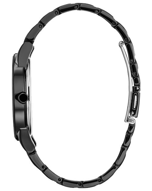 Mickey Fiesta Black Dial Stainless Steel Bracelet AU1095-57W | CITIZEN