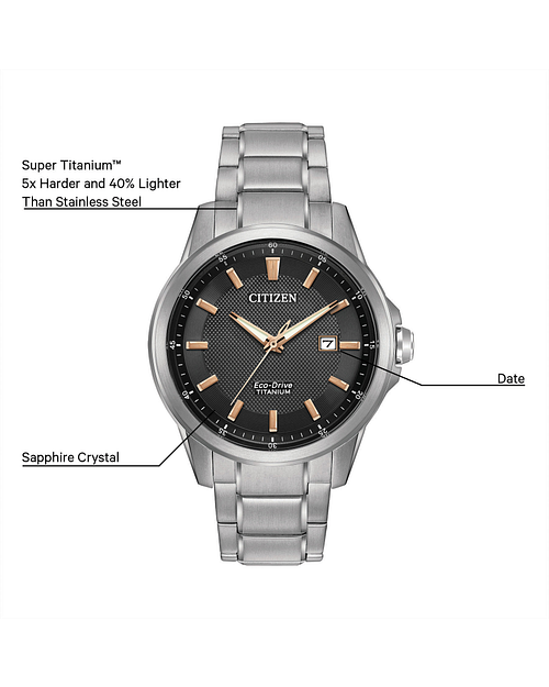 Citizen chandler titanium best sale
