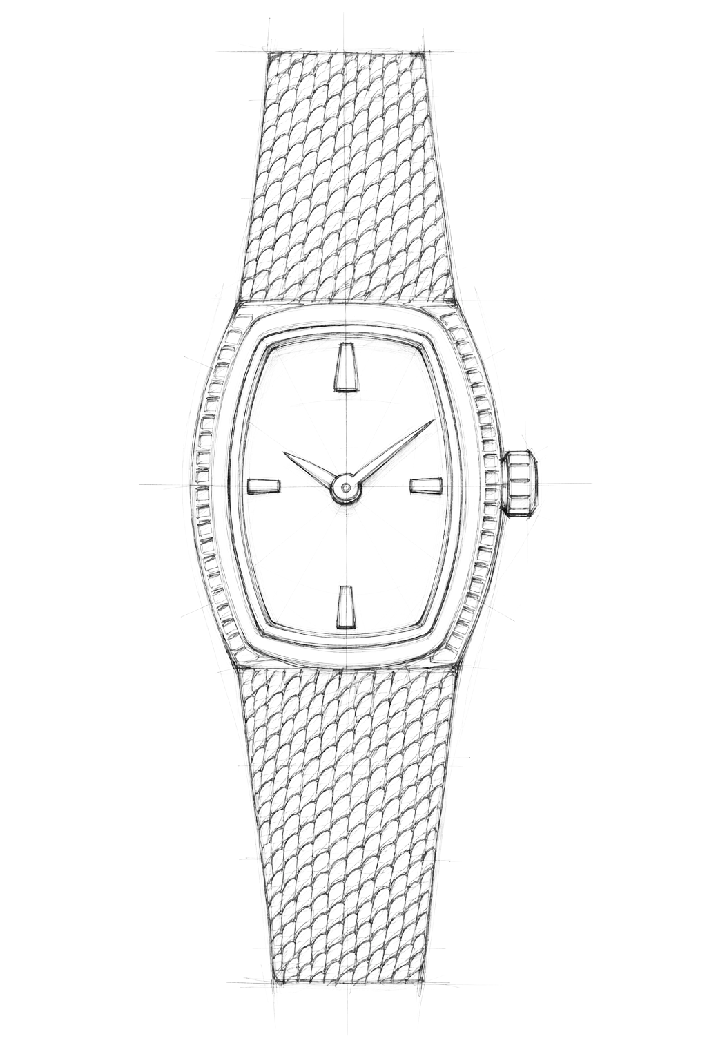 Watch technical diagram