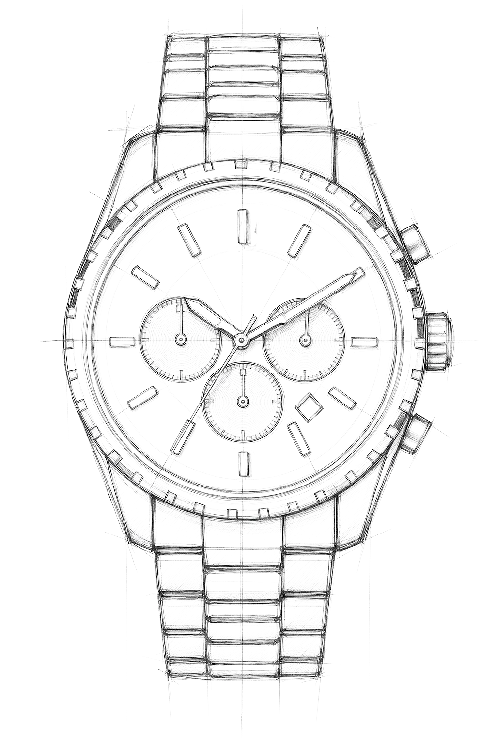 Watch technical diagram