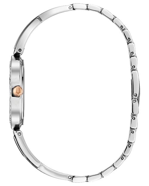 White Dial Stainless Steel Bracelet Crystal 98X121 | Bulova