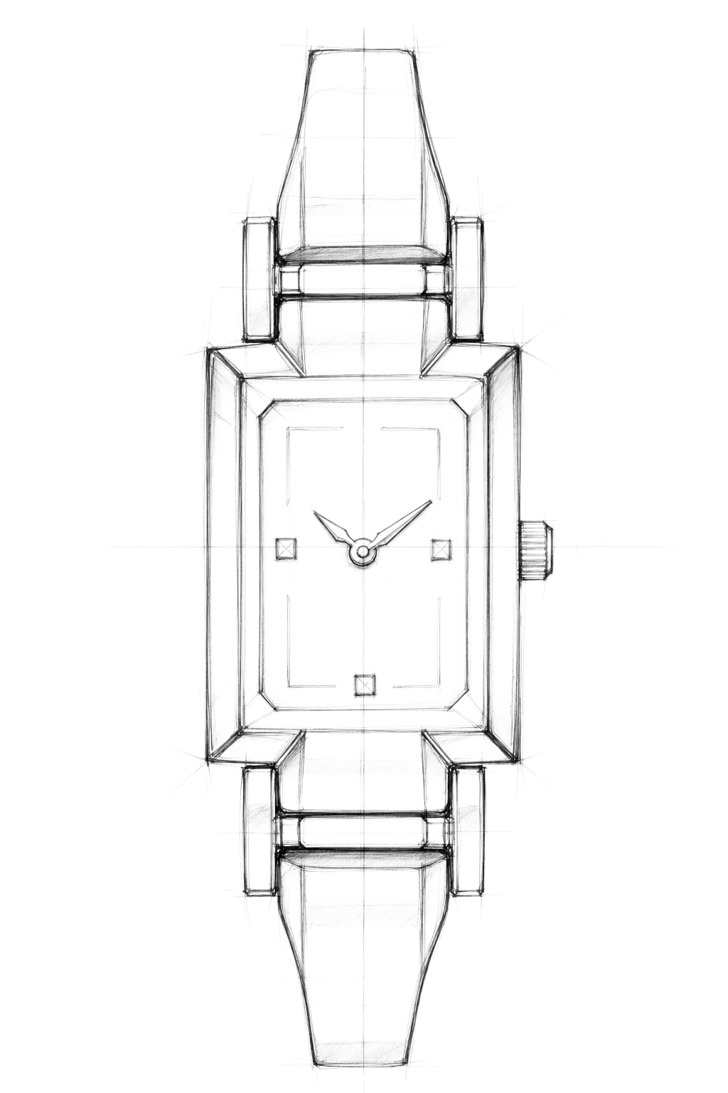 Watch technical diagram