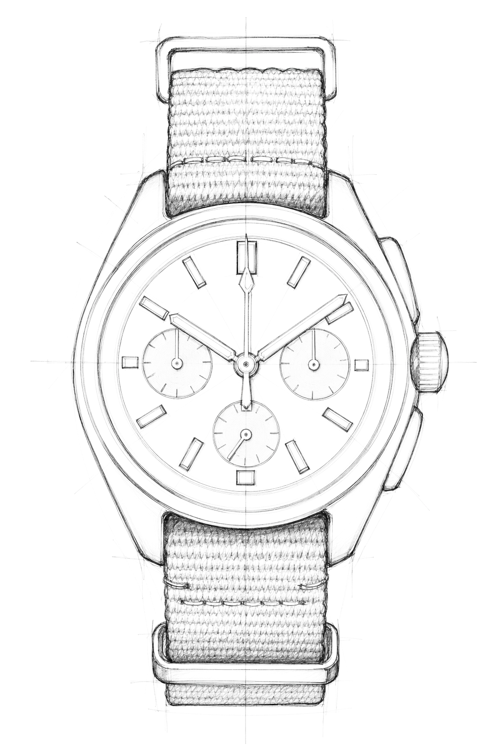 Watch technical diagram