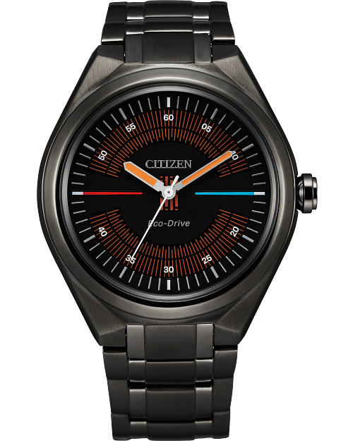 Bespin Black Dial Stainless Steel Bracelet AW2047 51W CITIZEN