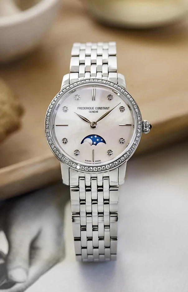 SLIMLINE LADIES MOONPHASE