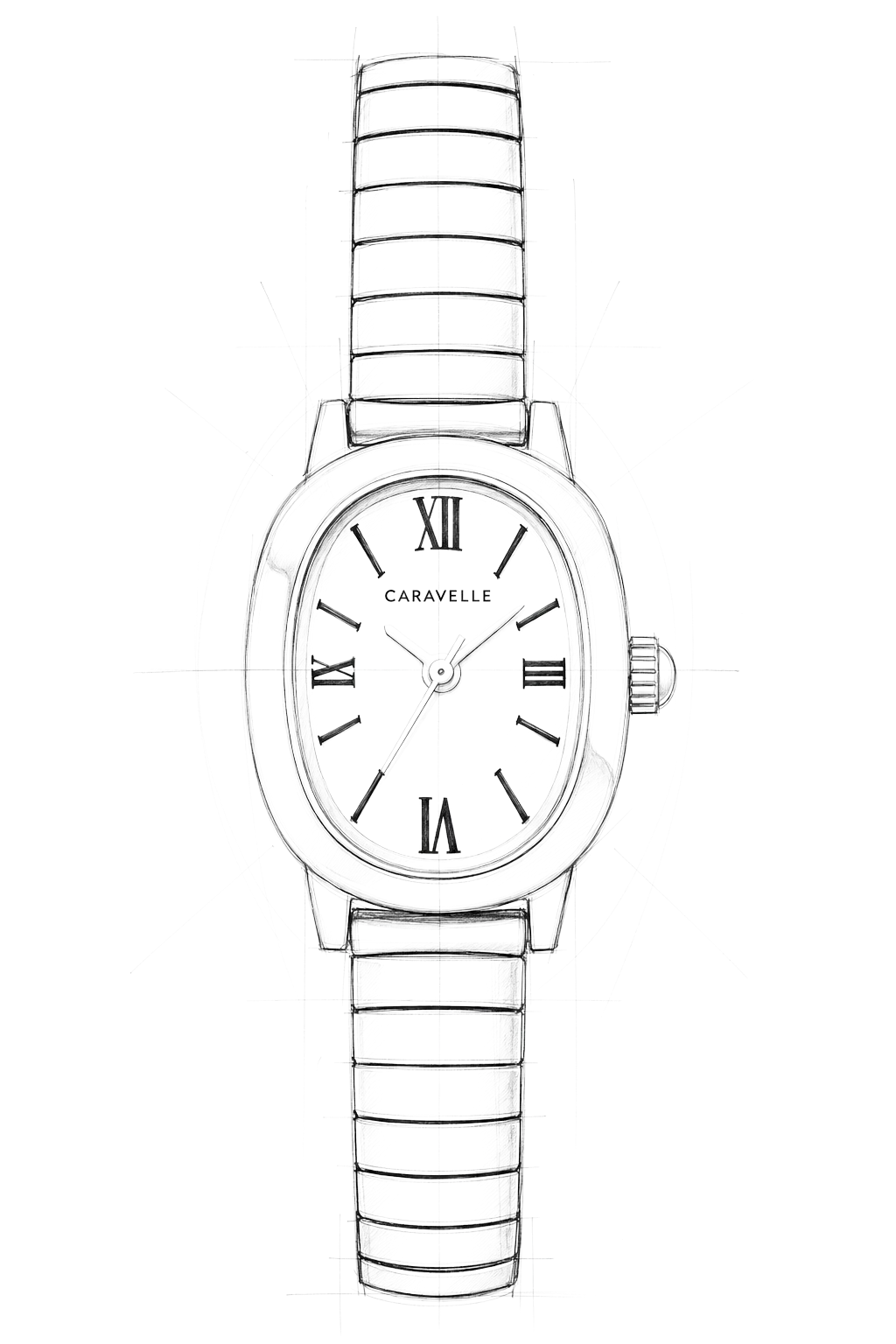 Watch technical diagram