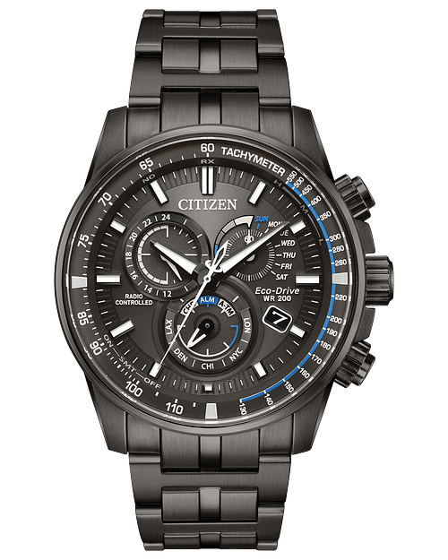 PCAT - Men's Eco-Drive AT4127-52H Charcoal Grey Atomic Watch | CITIZEN