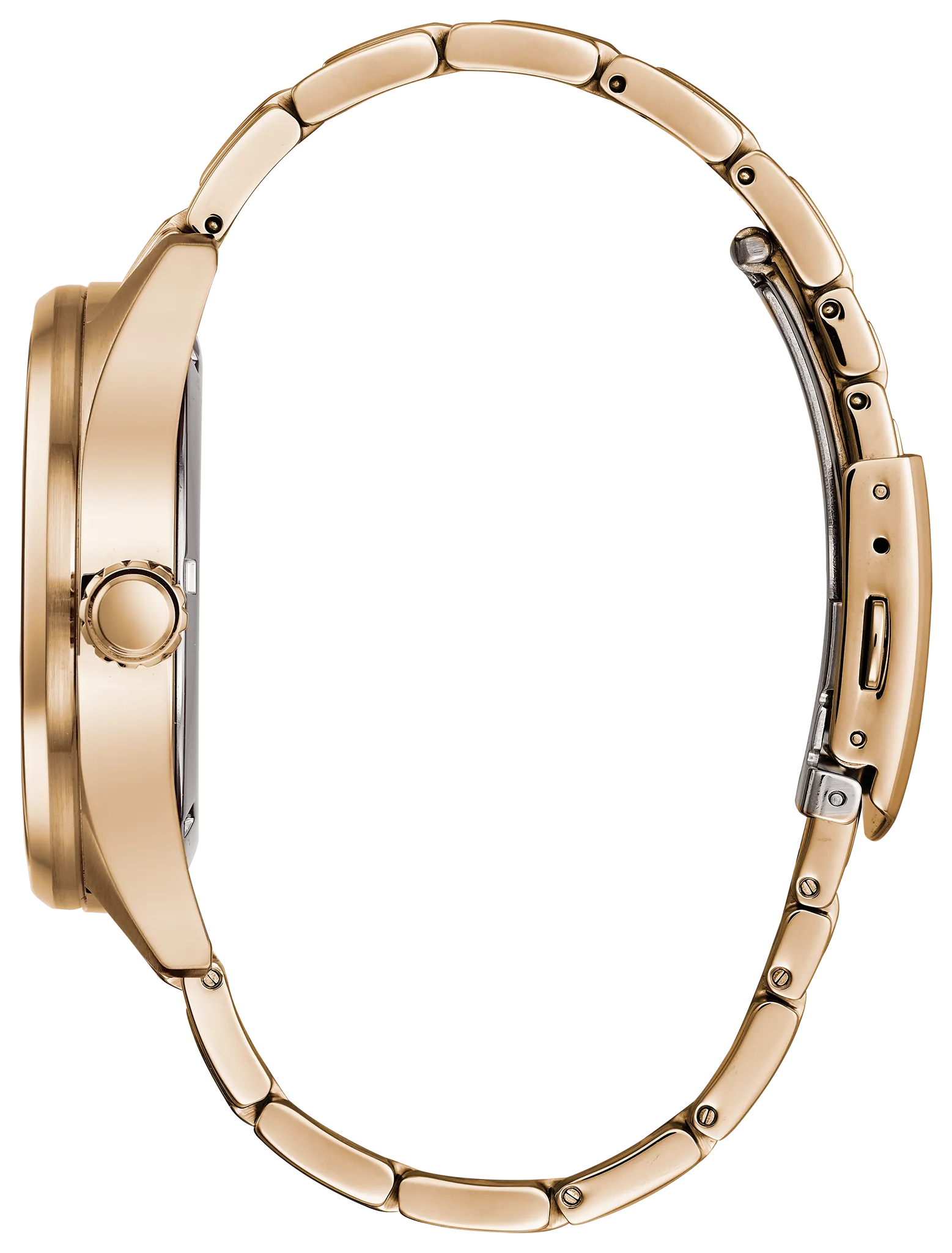 Paradex - Men's Eco-Drive BU3013-53L Rose-Gold Steel Watch