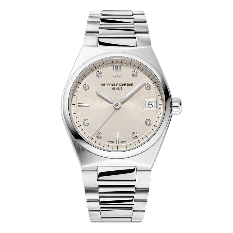 Frederique Constant Highlife 31 mm Silver-Tone Dial Women's Quartz Watch FC-240BGD2NH6B