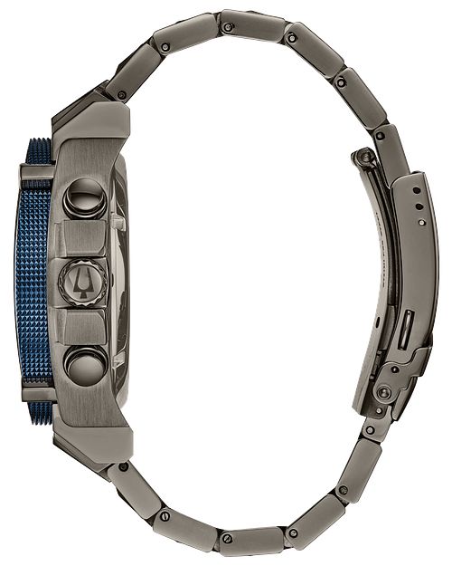 Icon Precisionist | Grey Steel Watch Blue Dial Stainless Bulova Bulova