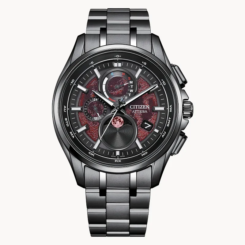 時計 Citizen Attesa H116-T012132 ATTESA Red Dial Super Titanium 時計 Citizen Attesa H116-T012132 ATTESA Red Dial Super Titanium