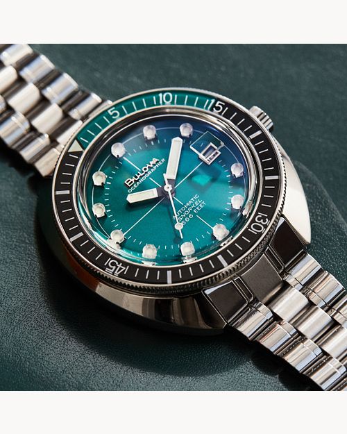 Green Dial Bulova Oceanographer Devil Diver Green Oceanographer