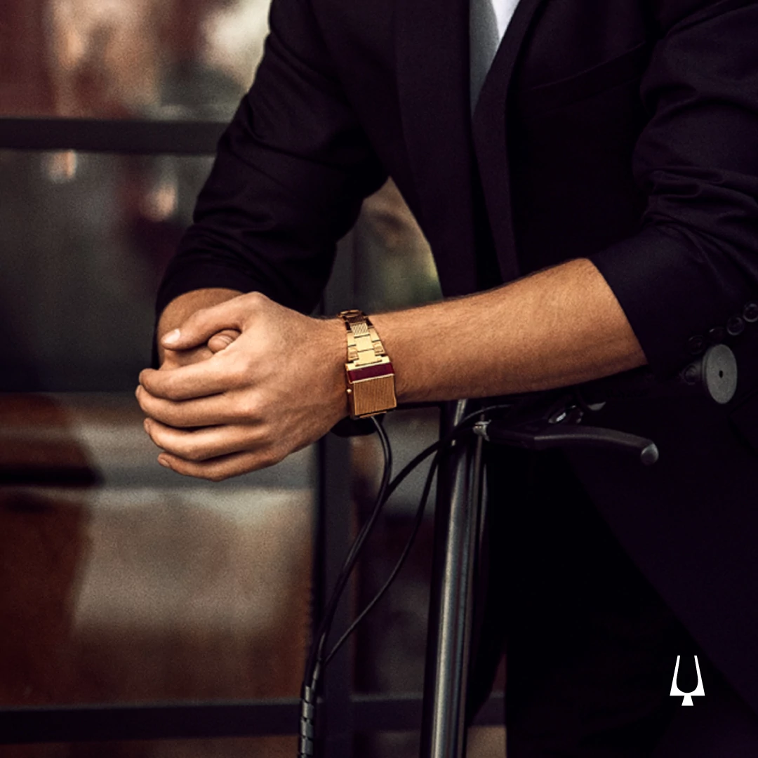 bulova computron men's digital watch 97c110