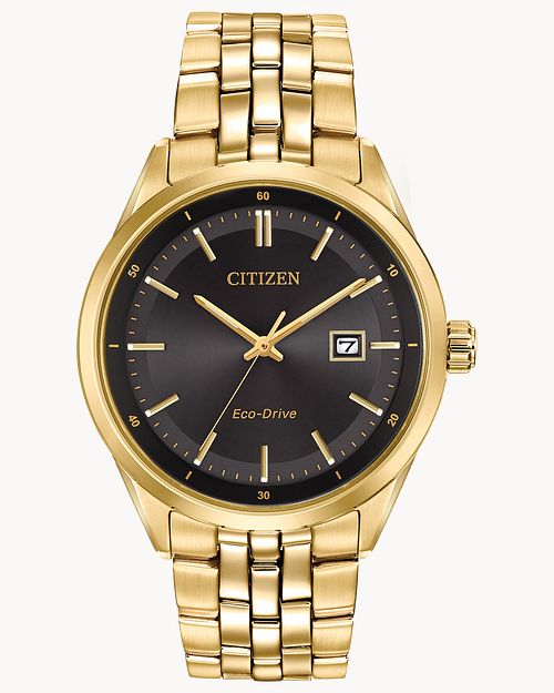 Corso Men s Eco Drive BM7252 51E Gold Tone Steel Watch CITIZEN