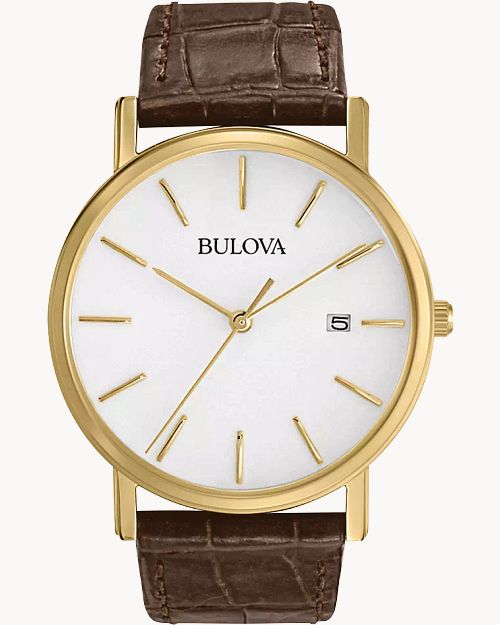 Bulova ambassador gold best sale watch