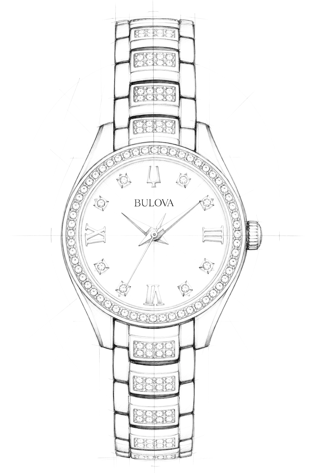 Watch technical diagram