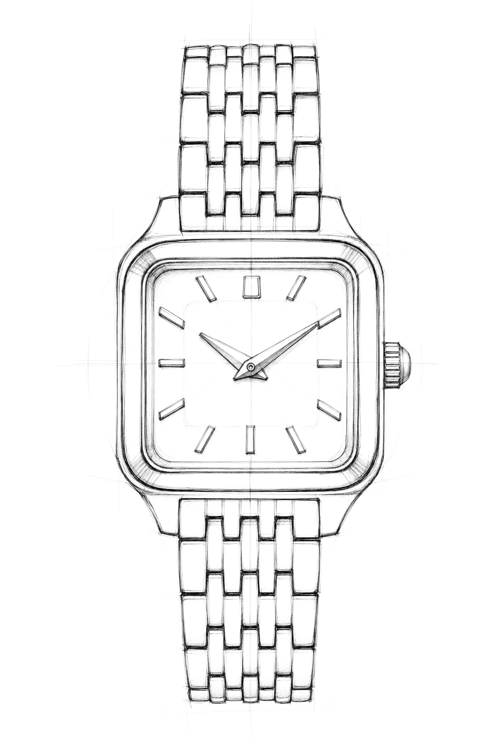 Watch technical diagram