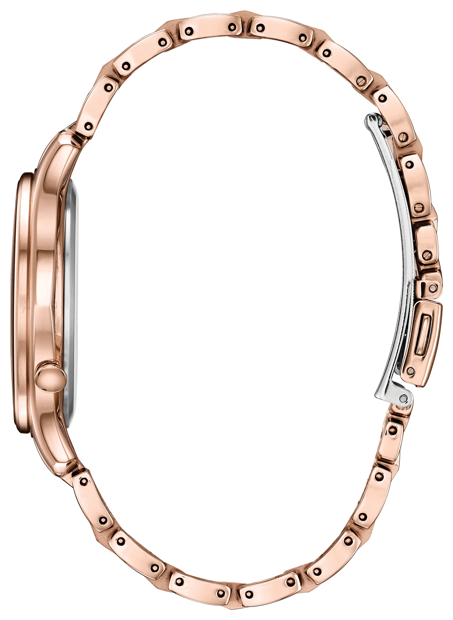 Modena - Ladies Eco-Drive EM0593-56A Pink Steel Watch
