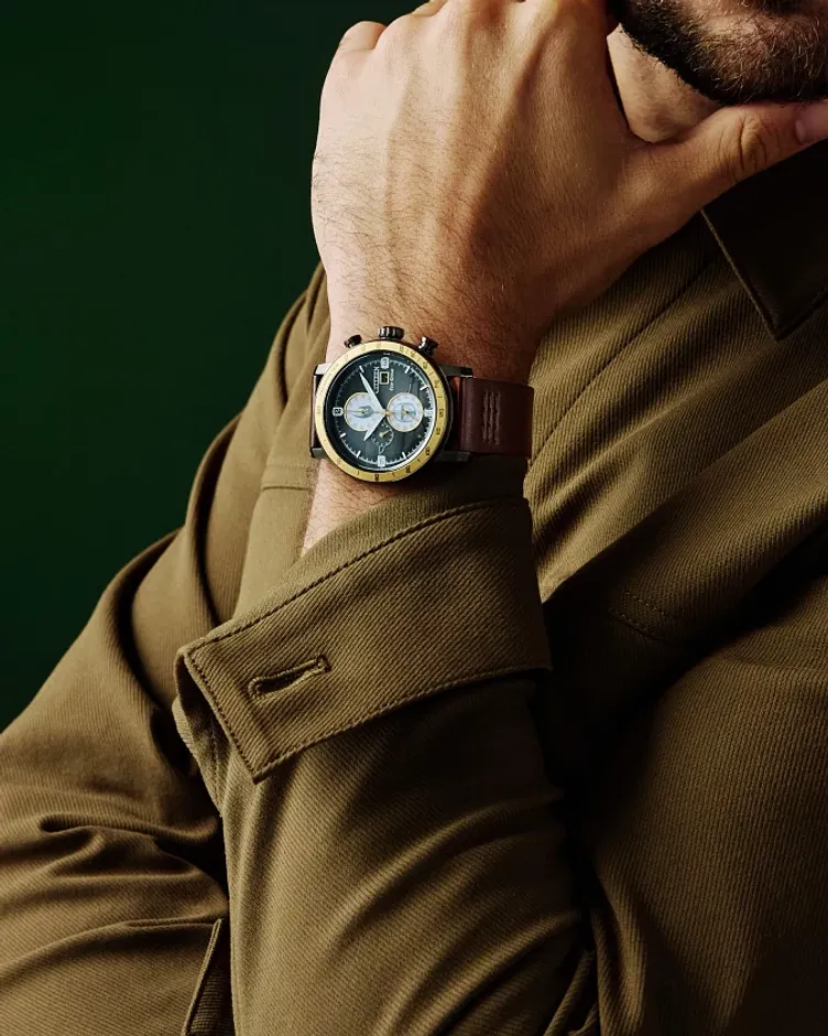 Mandalorian Gray Dial Leather Strap CA0857-09W | CITIZEN Mandalorian Gray Dial Leather Strap CA0857-09W | CITIZEN