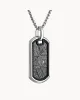 Icon Pendant Stainless Steel with Meteorite image number 1