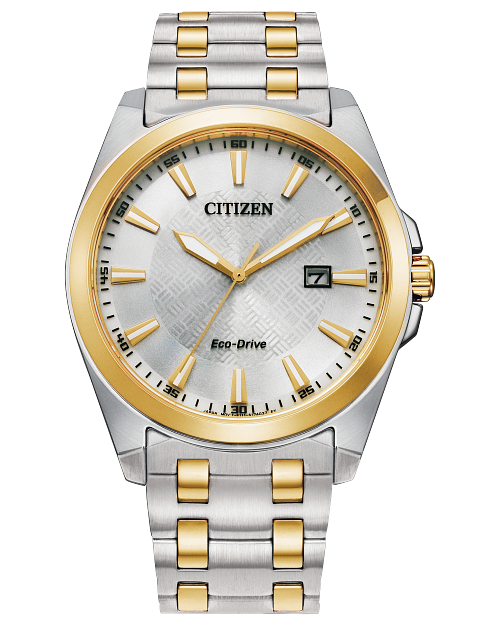 Peyten Silver Tone Dial Stainless Steel Bracelet BM7534 59A CITIZEN
