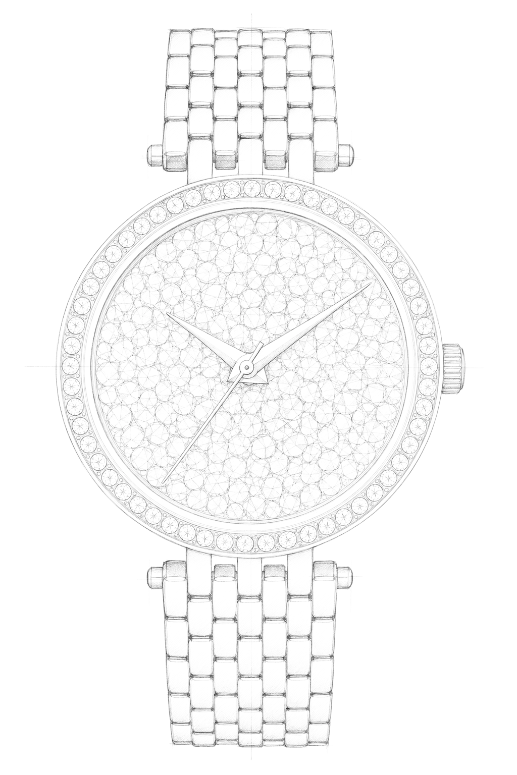 Watch technical diagram