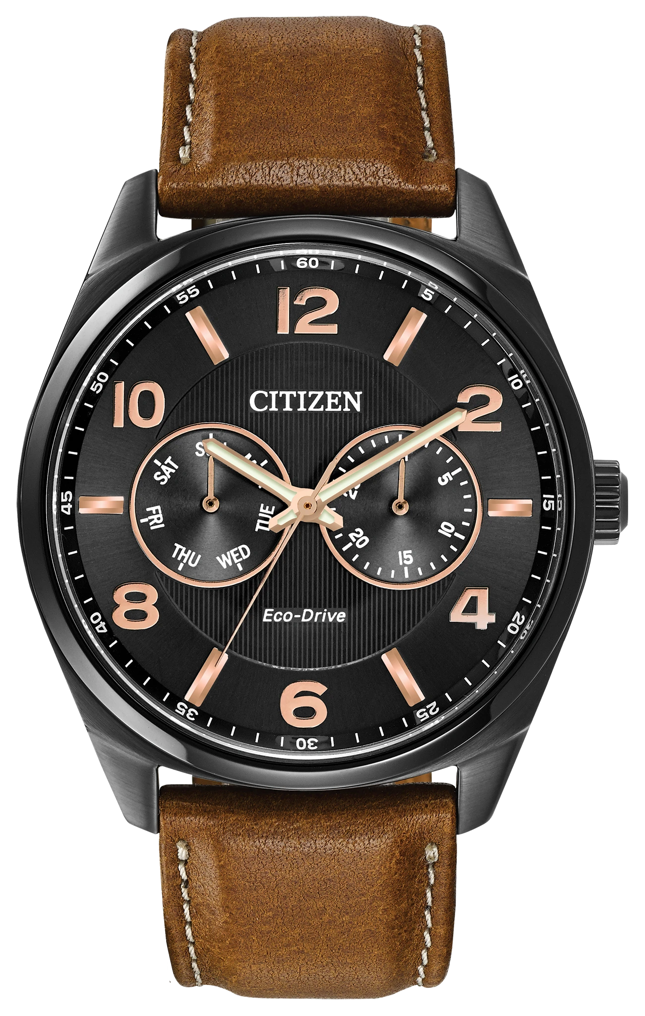 Corso Black Dial Leather Strap AO9025-05E | CITIZEN