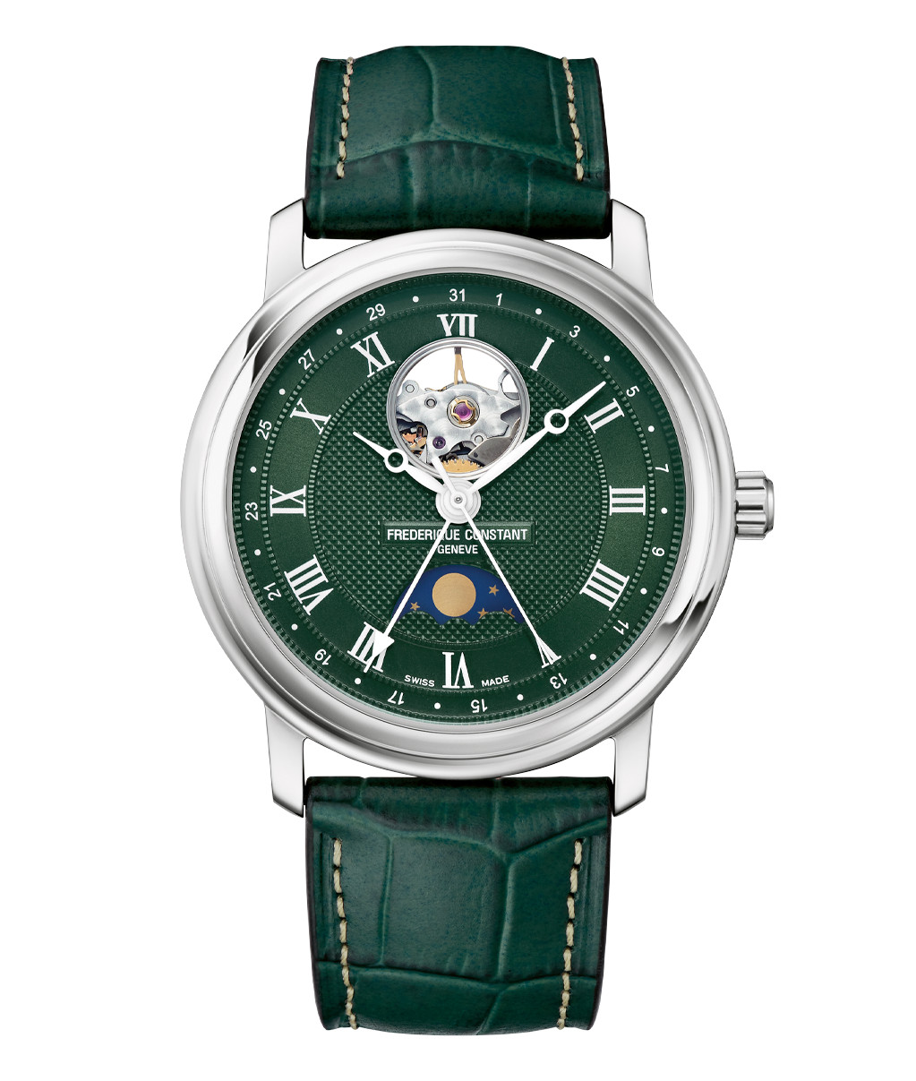 Men Classics Heart Beat Moonphase Date Fc 335mcgrw4p26