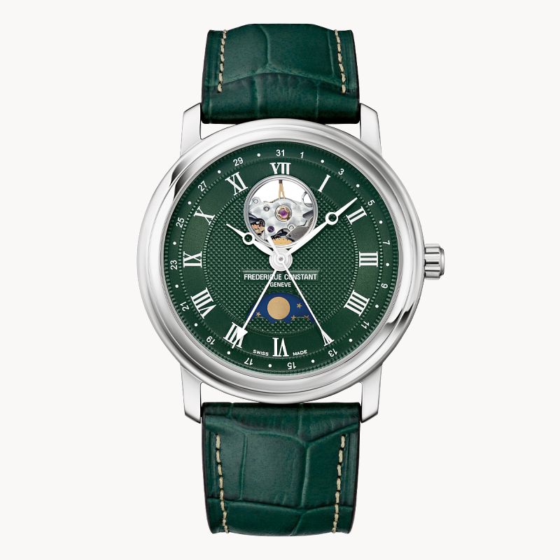 Men Classics Heart Beat Moonphase Date Fc 335mcgrw4p26