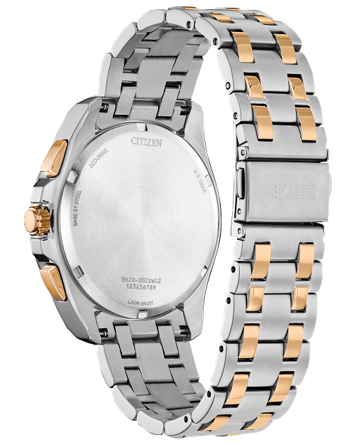 Peyten Silver Tone Dial Stainless Steel Bracelet CA4516 59A CITIZEN